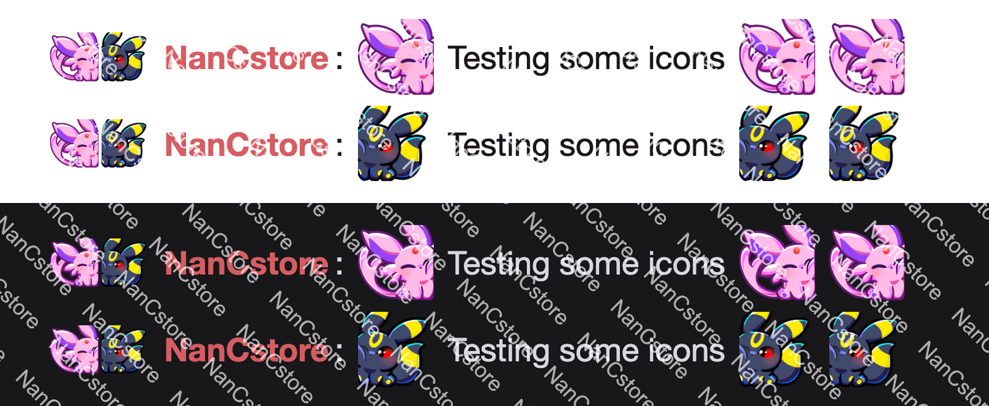 Static #0197 #0196 Duo Couple Emotes (2+1)