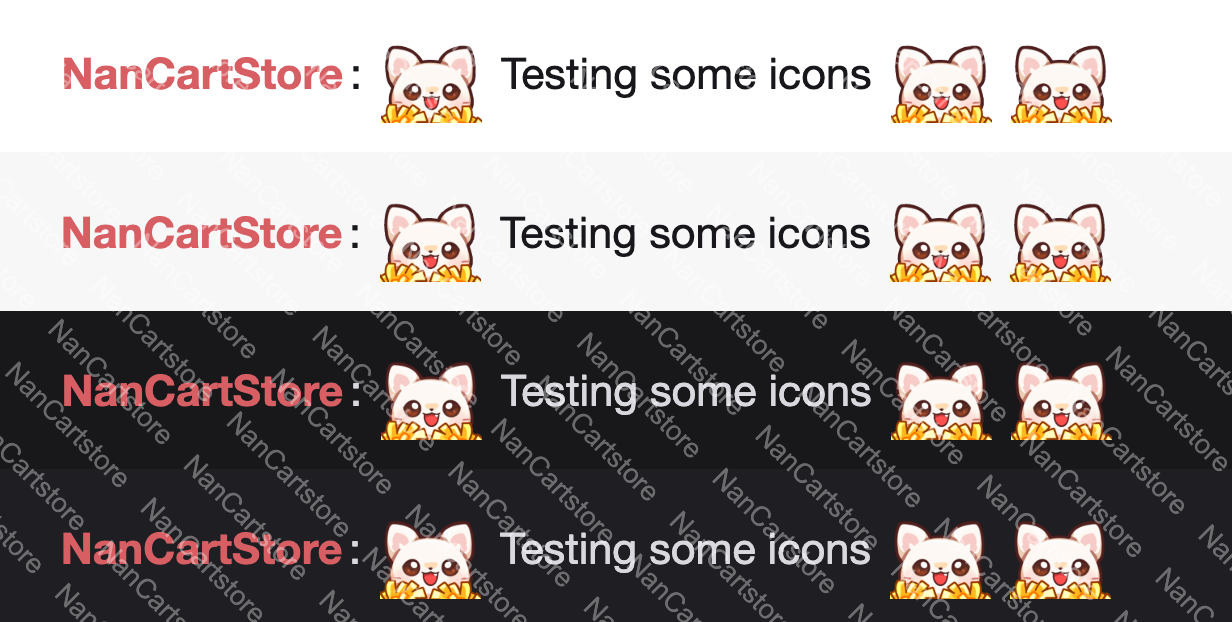 Animiertes weißes Katzensmiley 67 Emote