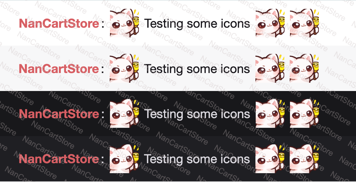 Animated Mochi White Cat Dink Emote