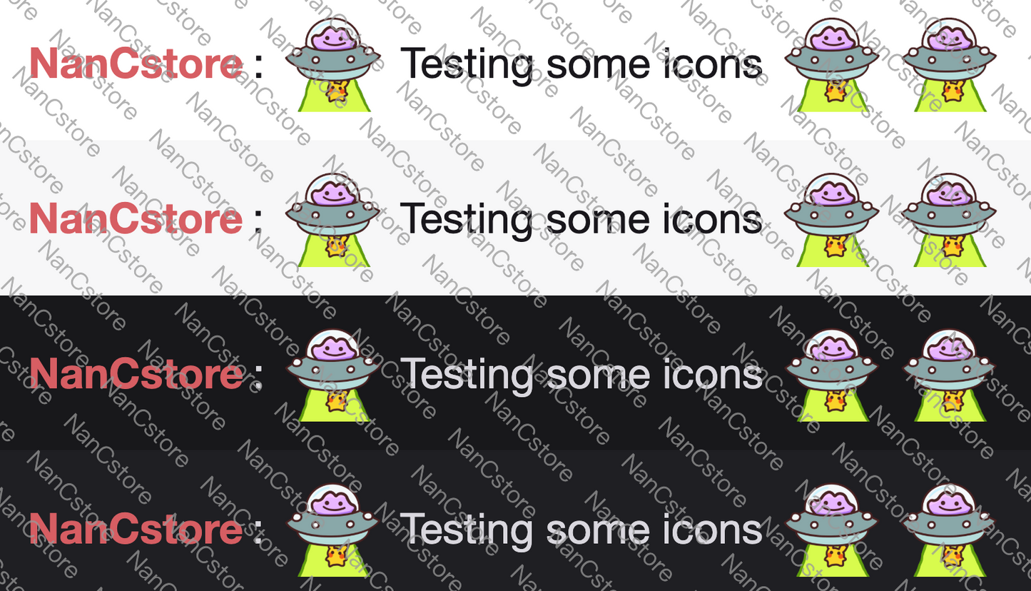 Animated #0025 abducted by #0132 UFO Emotes