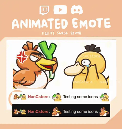Animiertes #0054 Genervtes, wertendes Emote