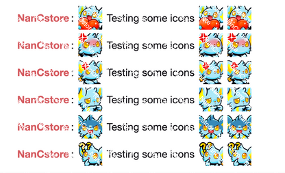 Static #0403 Cute Emote Pack - 5 Emotes Bundle