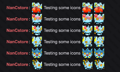 Static #0403 Cute Emote Pack - 5 Emotes Bundle