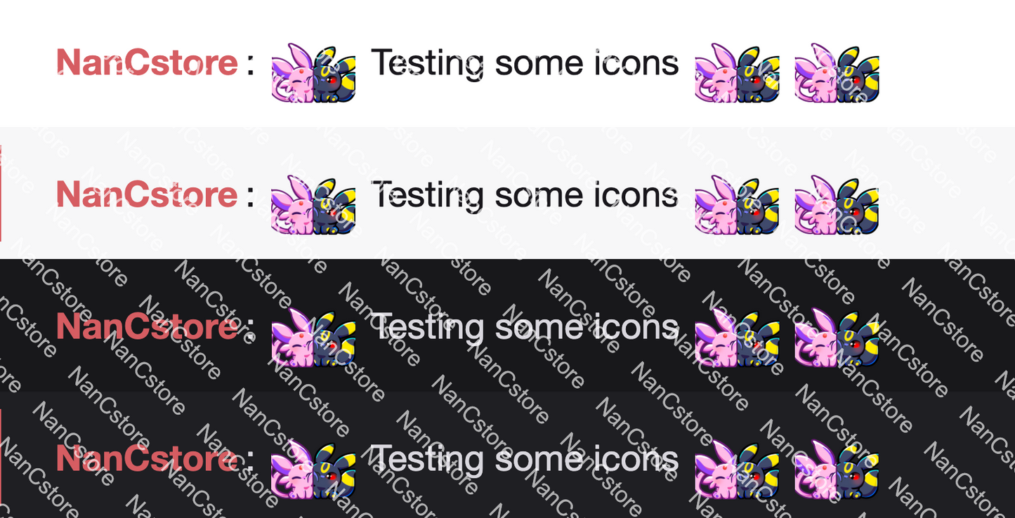 Static #0197 #0196 Duo Couple Emotes (2+1)