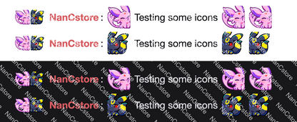 Static #0197 #0196 Duo Couple Emotes (2+1)