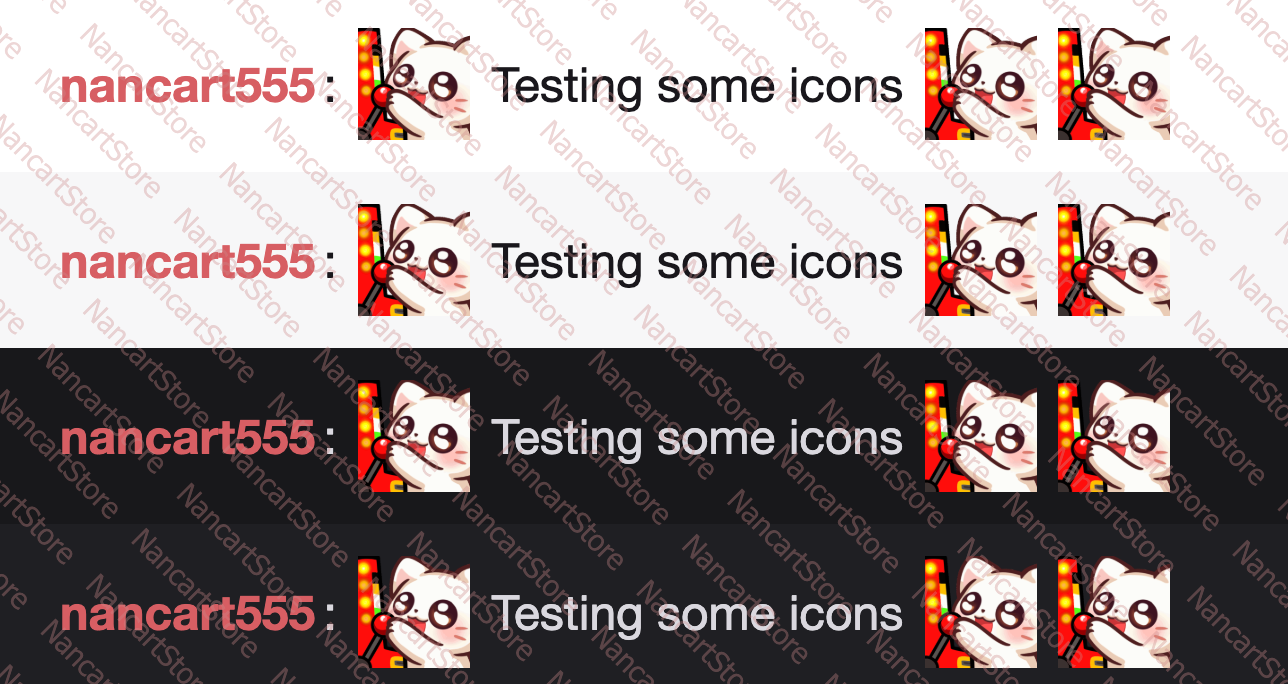 Animated Mochi White Cat Gambling Emote