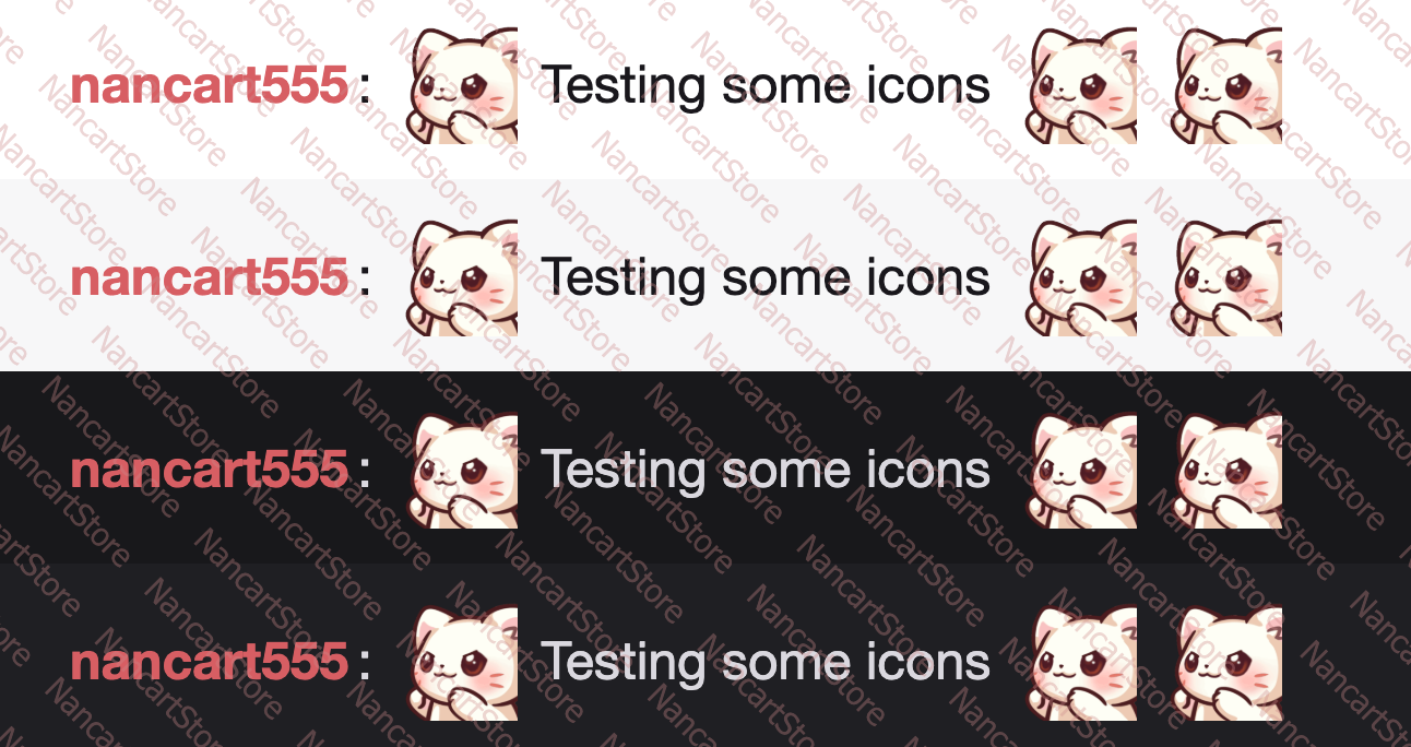 Animated Mochi White Cat Punching Emote