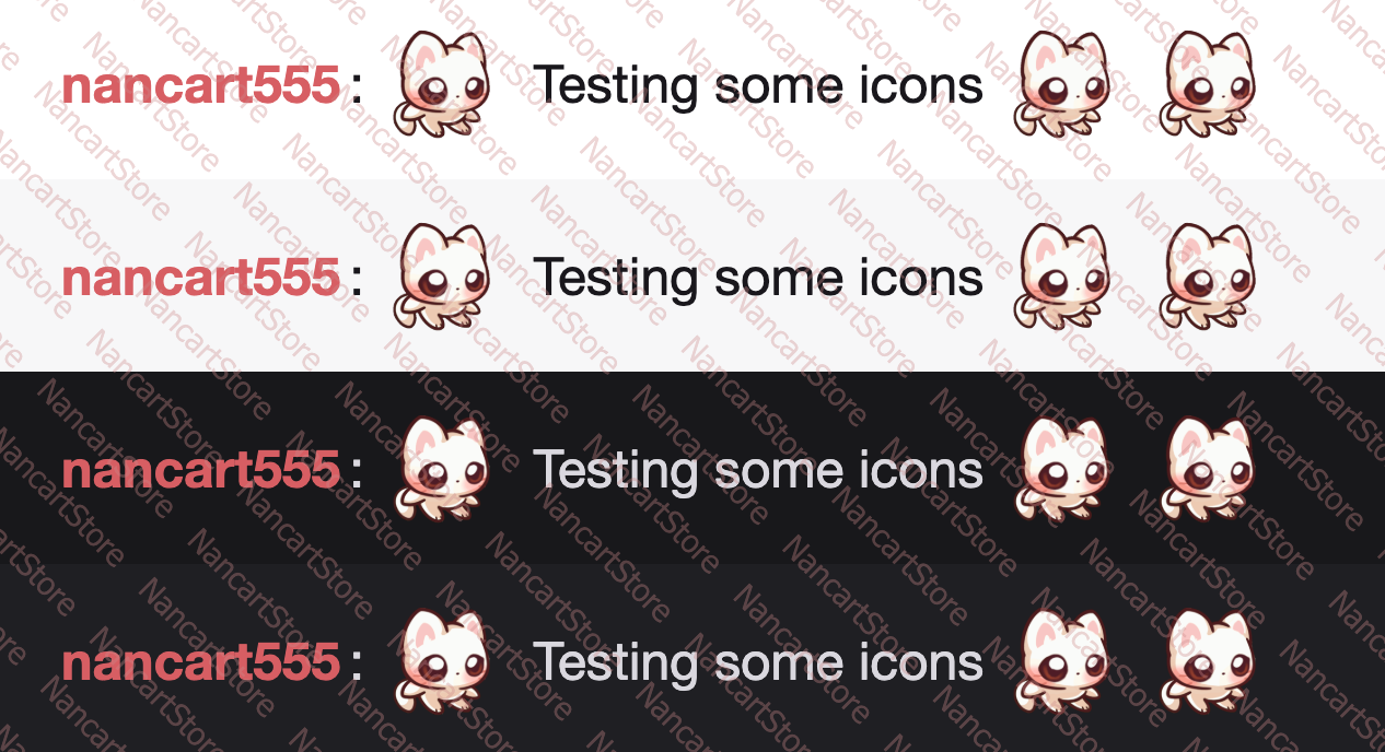 Animiertes weißes Katze Wackel-Tanz-Emote