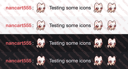 Animiertes weißes Katze Wackel-Tanz-Emote