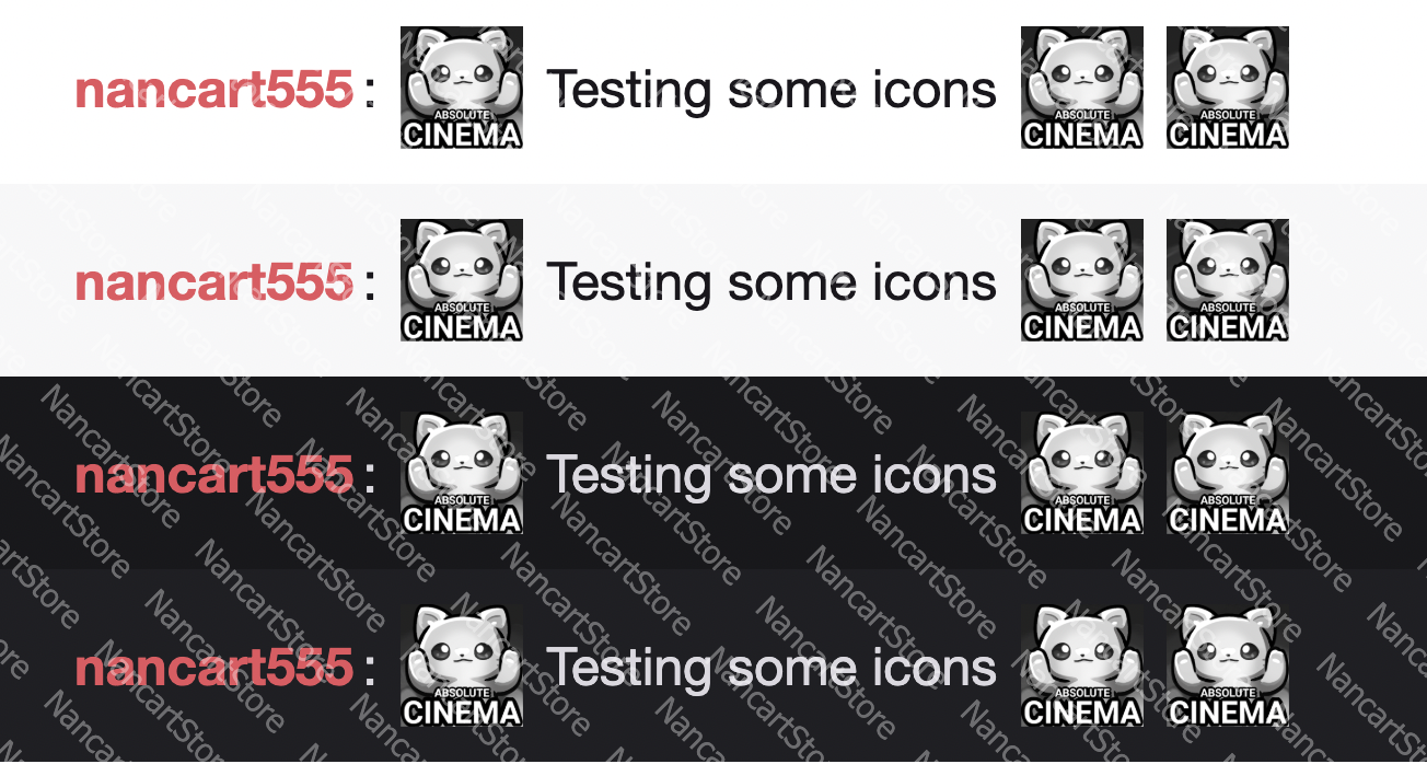 Static Mochi White Cat Absolute Cinema Emote