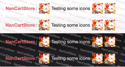 Static White Cat This is Fine Emote