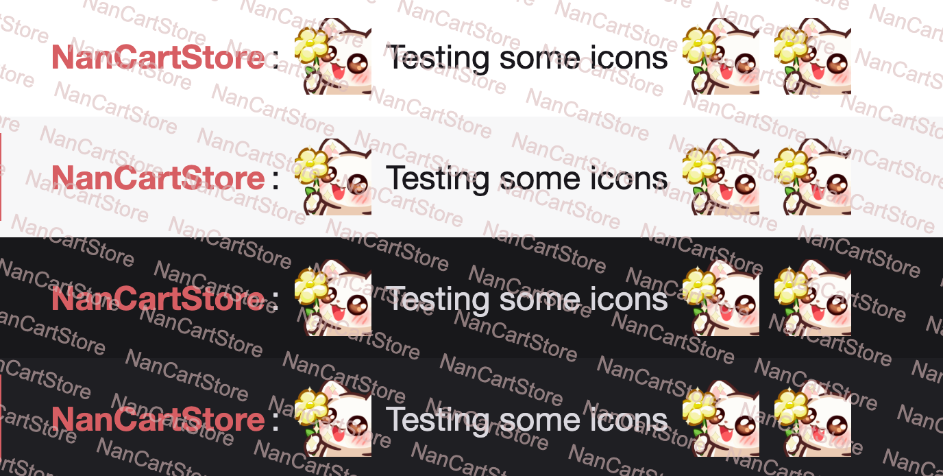 Animated White Cat Yellow Flower Emote