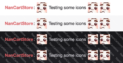 Animiertes weißes Katzensmiley 67 Emote