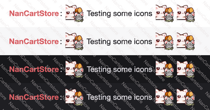 Animated Mochi White Cat Whack a Mole Emote