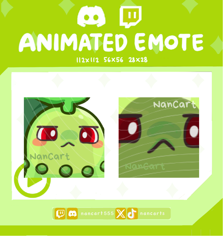 Animated #0152 Angry Staring Emote