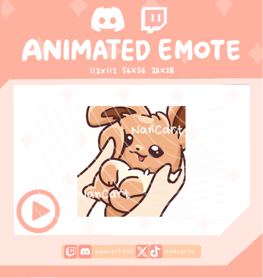 Animated #0133 Squishy Emote