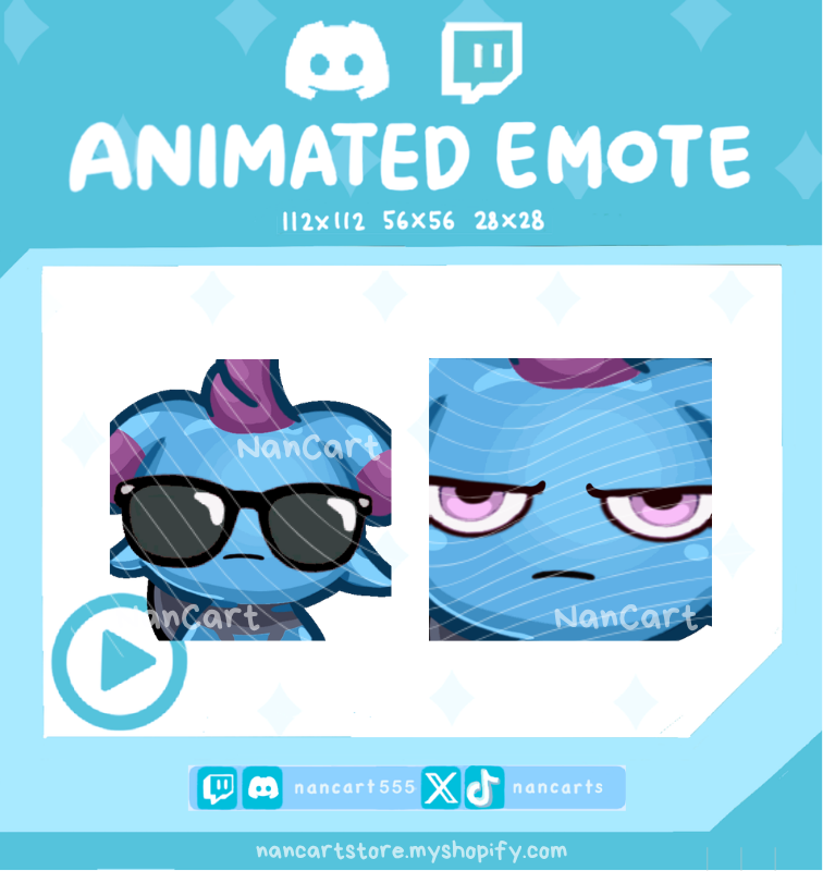 Animated Depresso Judgemental Emote