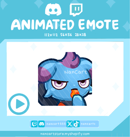Animated Depresso Red Card OUT Emote