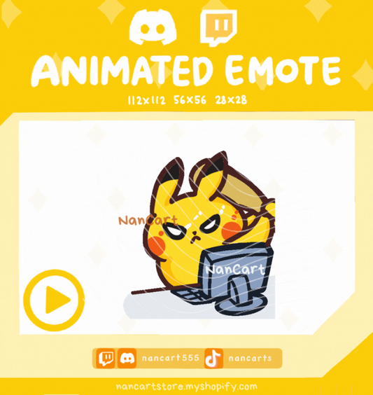 Animiert #0025 Wütendes Zerstörungs-Emote