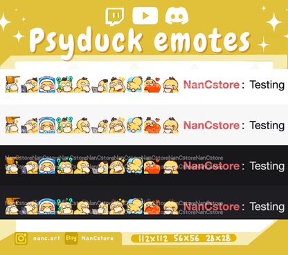 Static #0054 Emote MEGA Pack - 20 Silly Cute Emotes