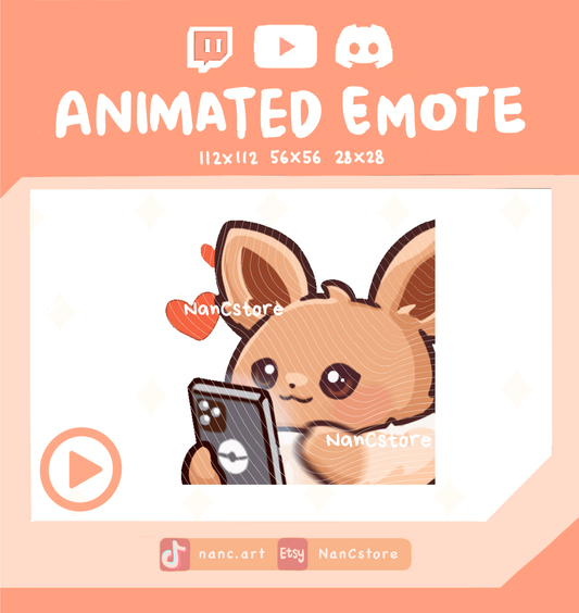 Animiert #0133 Like auf Handy geben Emote
