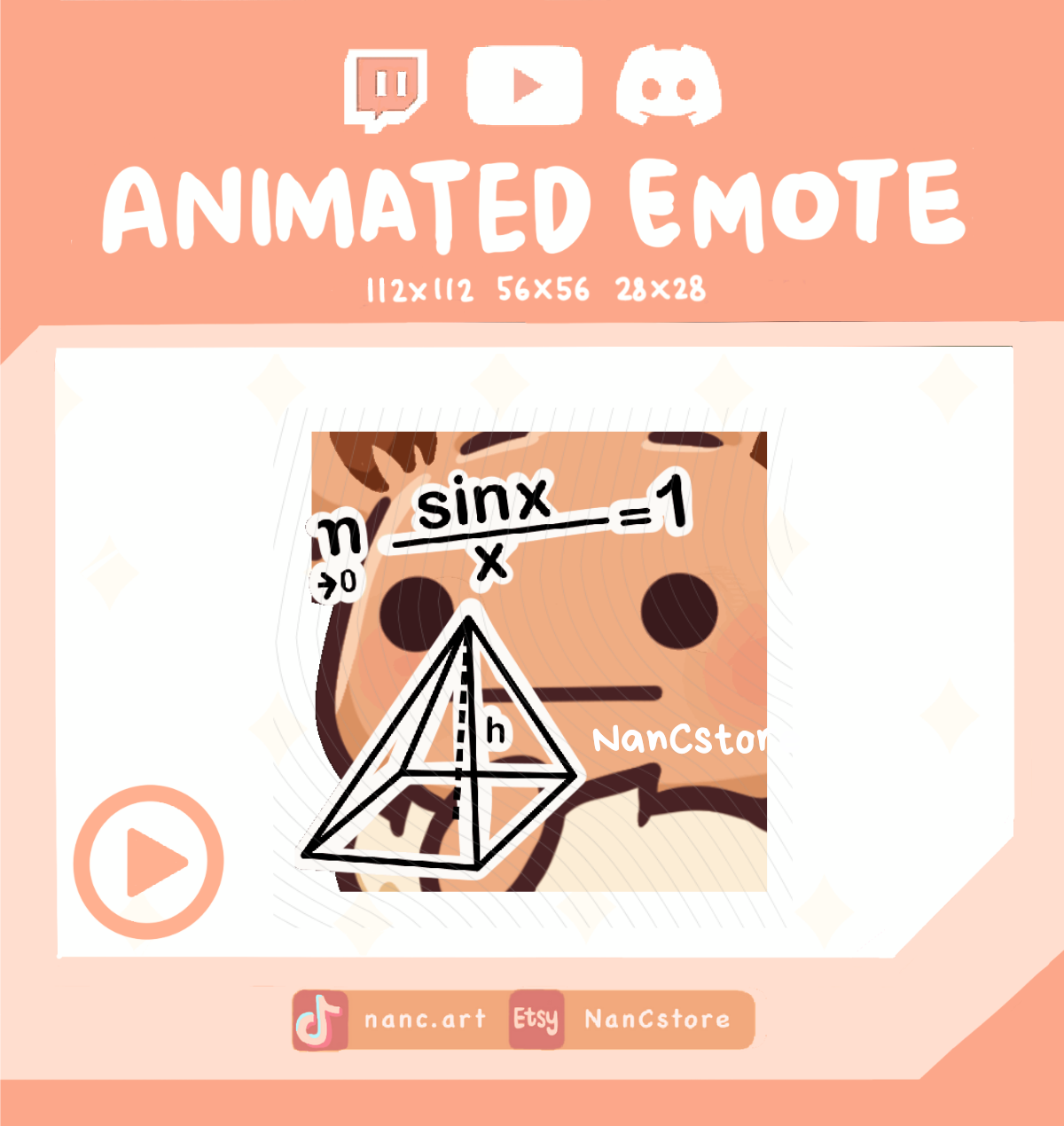 Animiertes #0025 Verwirrte-Mathe-Emote