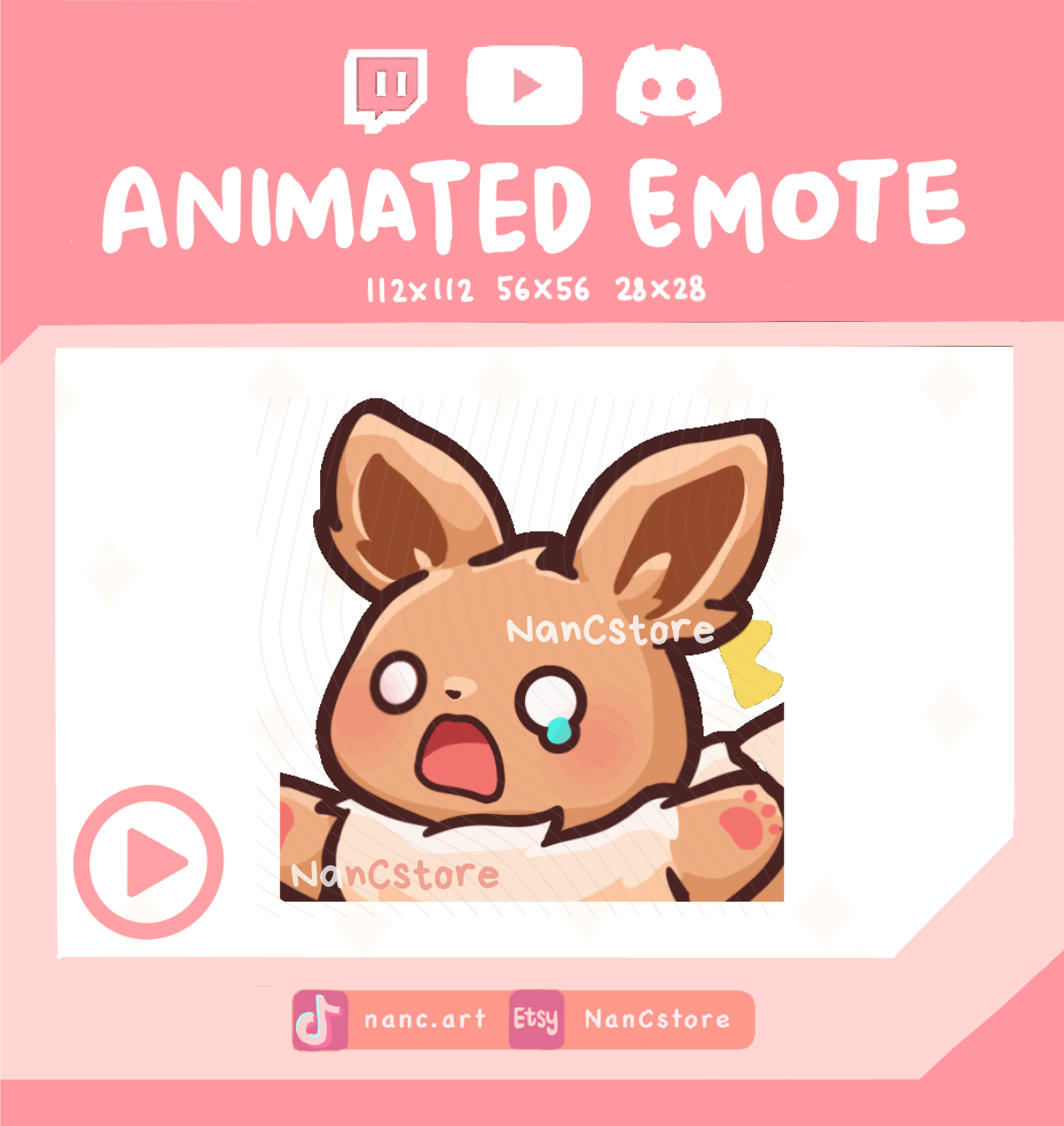 Animiert #0197 Erschrocken-Panik-Emote