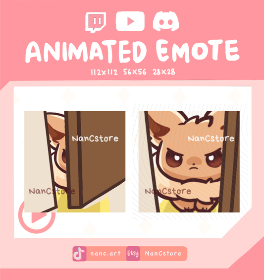 Animated #0133 Angry Staring Emote