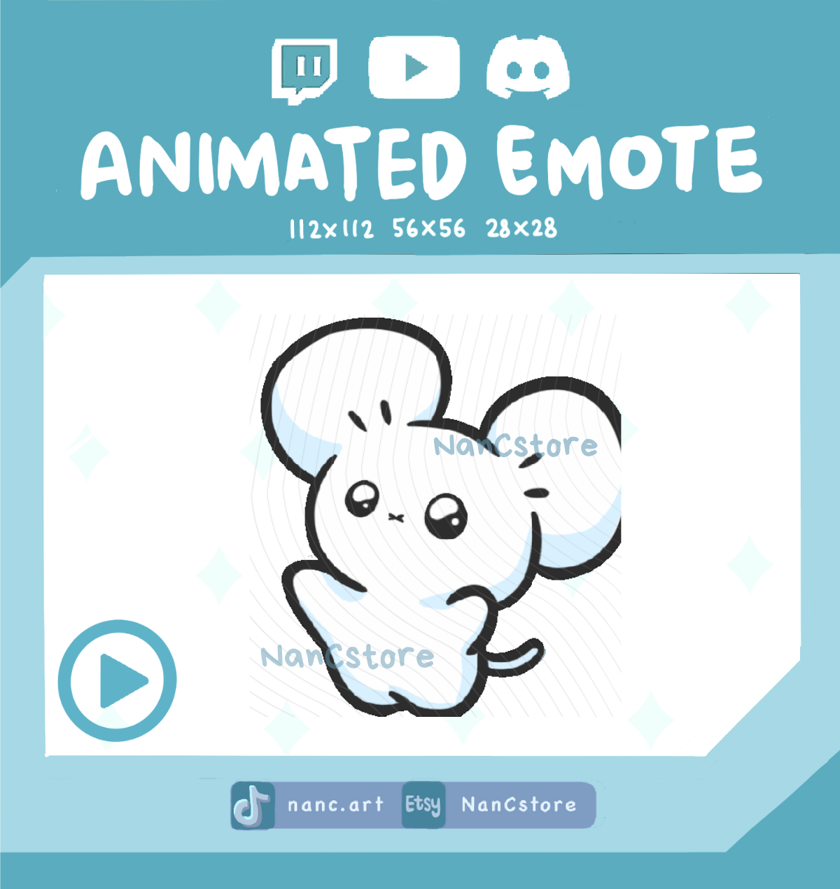 Animated #0924 Pleading Uppies Emote