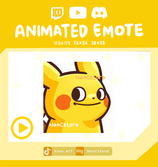Animated #0025 Side Eye Emote