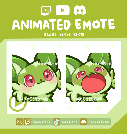 Animated #0906 Yapping / Popcat Emote