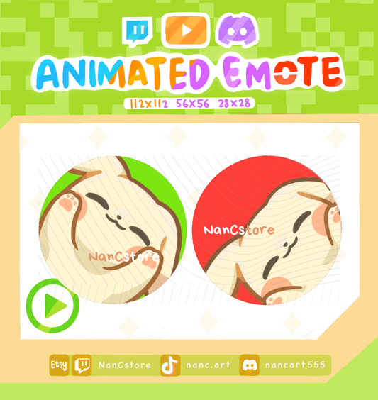 Animated #079 Pedro Raccoon Style Dance Emote