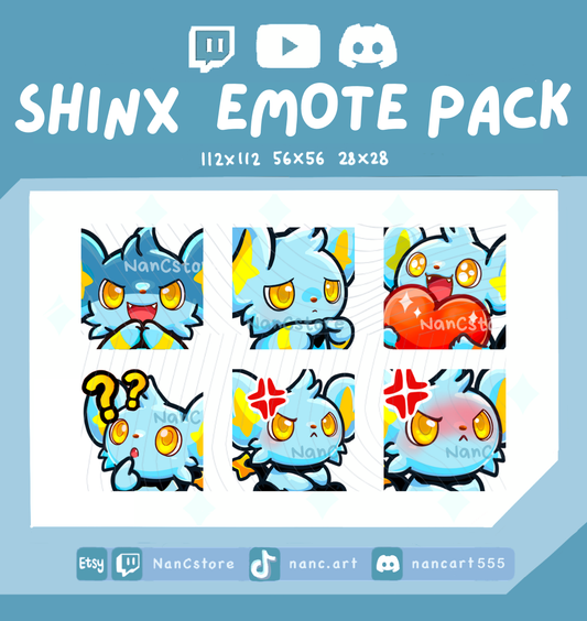 Static #0403 Cute Emote Pack - 5 Emotes Bundle