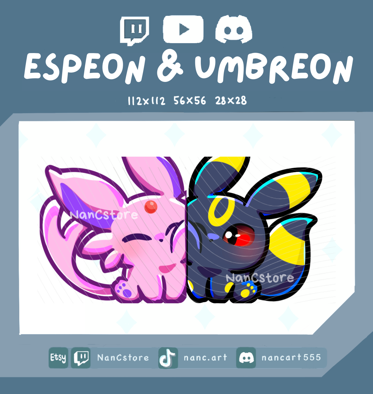 Static #0197 #0196 Duo Couple Emotes (2+1)