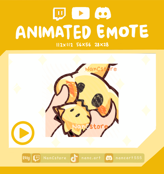 Animated #0778 Squishy Emote