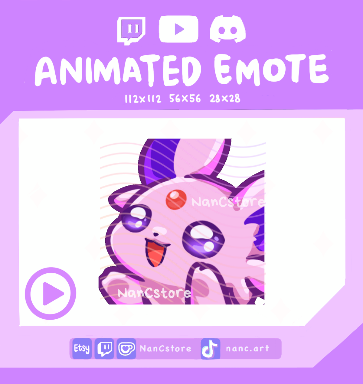 Animated #0196 Pleading Uppies Emote