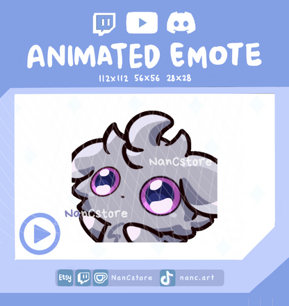 Animiertes #0677 Glückliches winkendes Emote