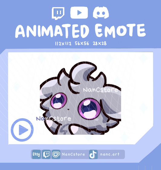 Animated #0677 Pleading for Uppies Emote