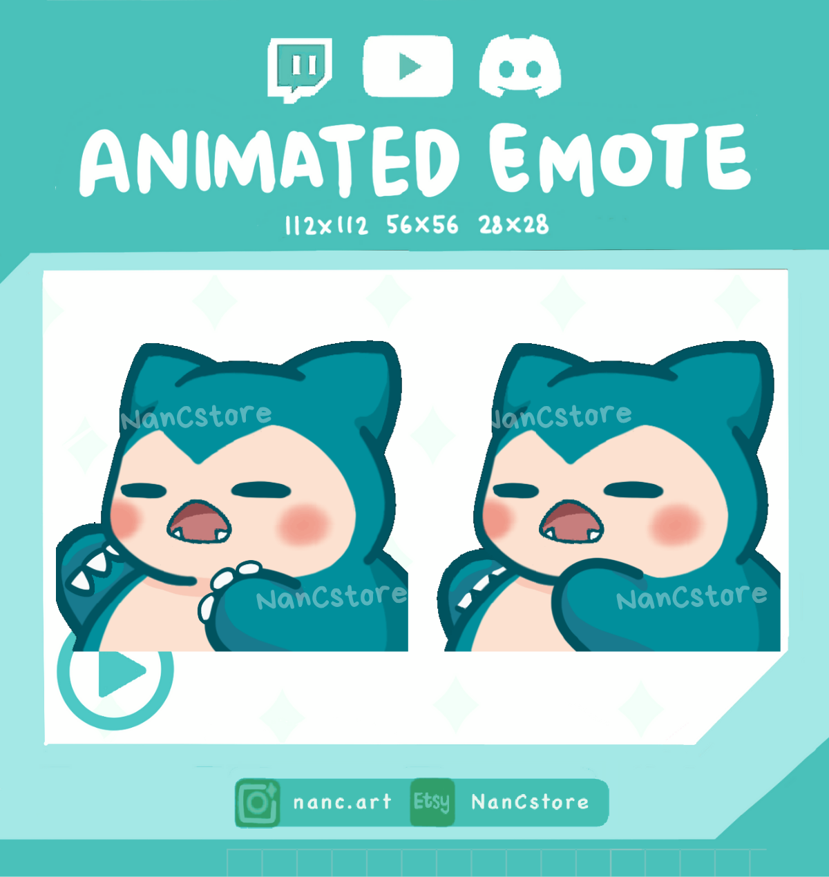 Animated #0143 Punching Lazily Emote
