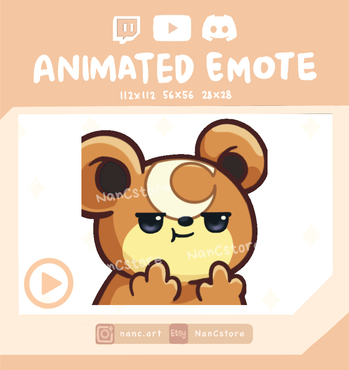 Animated #0216 Flipping Off Emote (Discord)