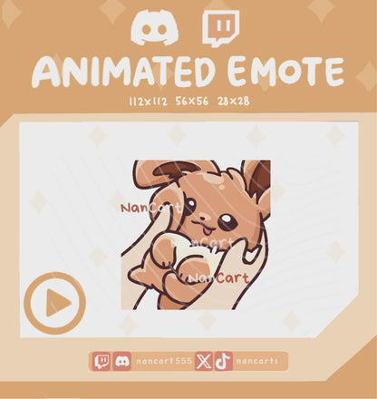 Animiertes #0133 Squishy Emote
