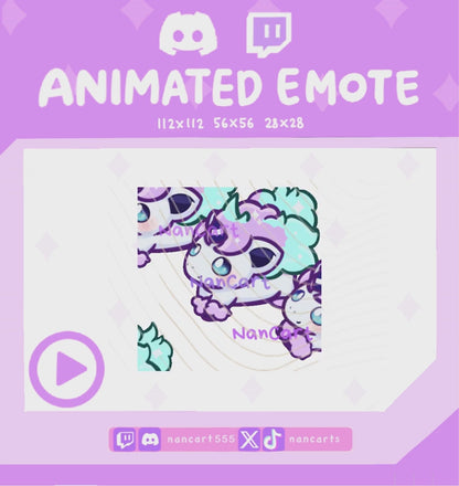 Animated #0077 Raid Rushing Emote