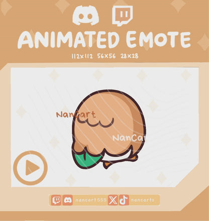 Animiertes #0722 Schockiert-Emote