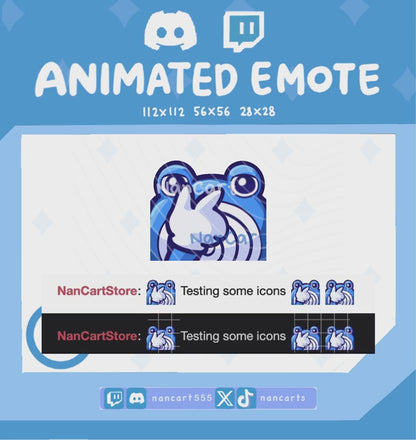 Animiert #0061 "Watching You" Emote | Twitch Discord Streaming Chat Nutzung