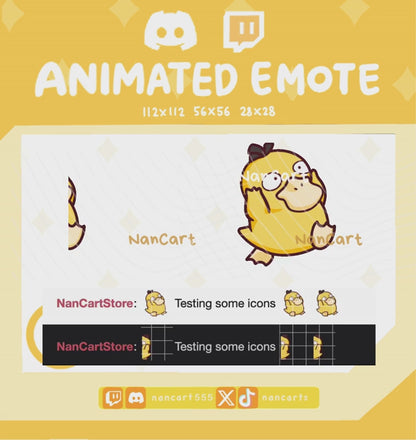 Animated #0054 Panic Rushing Emote