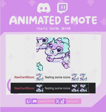 Animated #0077 Raid Rushing Emote