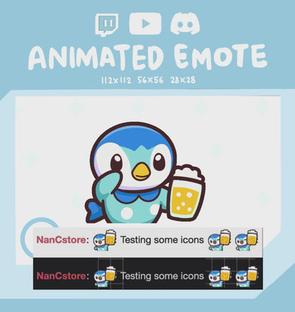 Animated #0393 Cheers/ Drink Beer Emote
