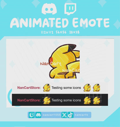 Animiertes Emote Warten #0025