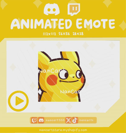 Animated #0025 Side Eye Emote