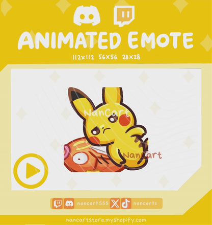 Animated #0025 Beating up #0129 Emote